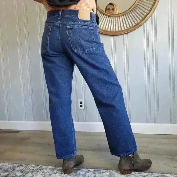 Vintage 70s Levis 577 RARE Low Rise Flared Jeans - 12 - Picture 1 of 10